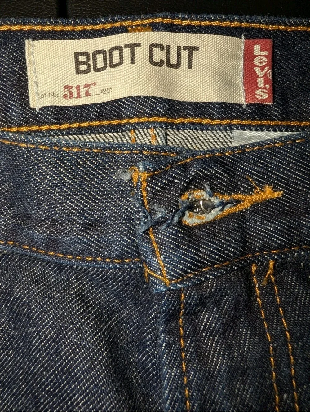 Levis 517 Boot Cut Dark Wash Jeans 40x32 NWOT